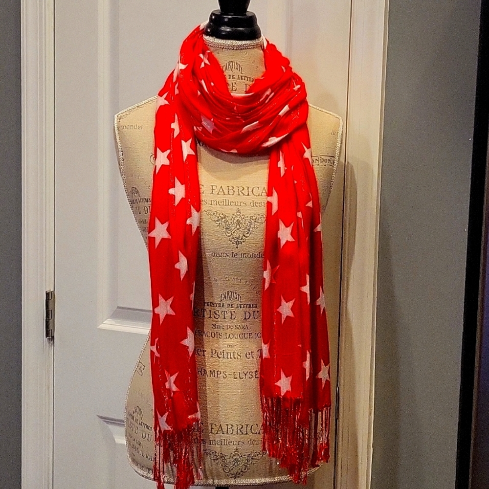Pier 1 All Purpose Red Wrap